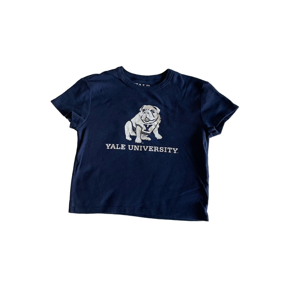 Yale Bulldogs Youth Large T Shirt Navy Blue Ivy League Academia Rory Gilmore